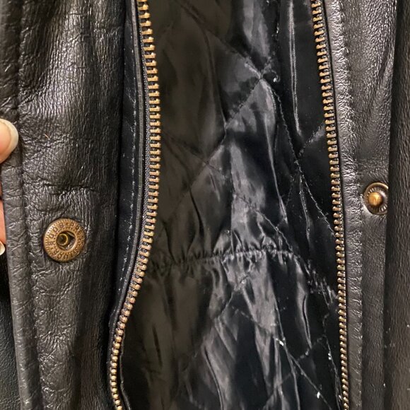 Vintage Sequence Leather Jacket - Picture 5 of 8